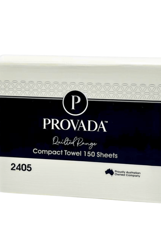 Quilted 2-Ply Compact Hand Towel 19cmx25cm - 2400/CTN - TEM IMPORTS™