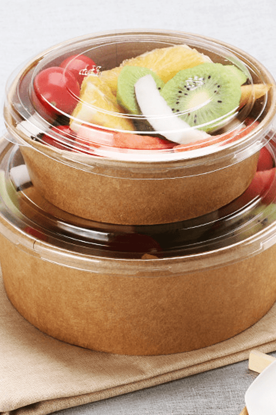 Raised Clear PET Lid For Salad Bowl 16/25/32oz - TEM IMPORTS™