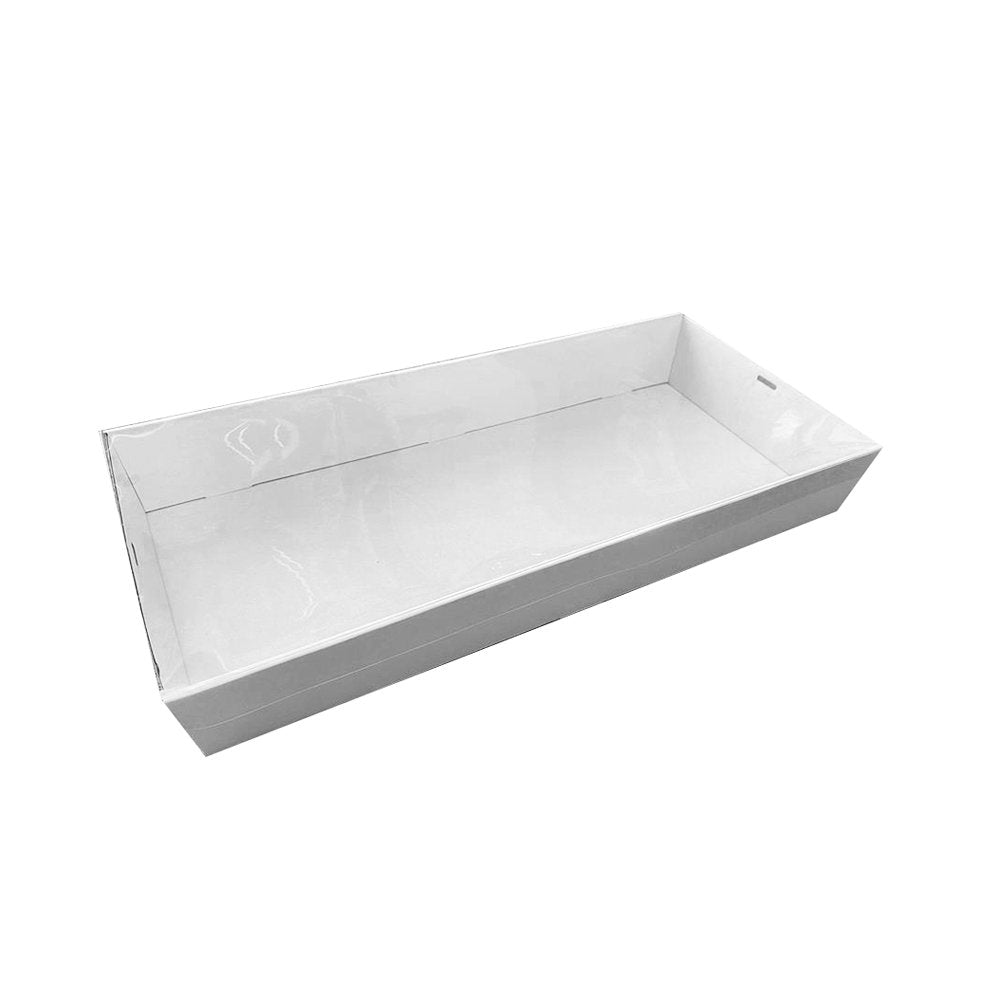 Rectangle Clear RPET Catering Tray Lid - Suit Large Tray - TEM IMPORTS™