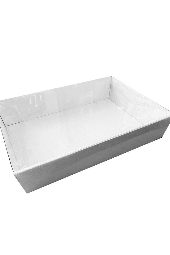 Rectangle Clear RPET Catering Tray Lid - Suit Medium Tray - TEM IMPORTS™