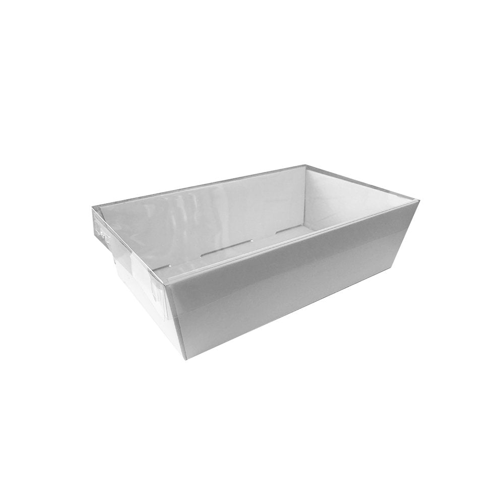 Rectangle Clear RPET Catering Tray Lid - Suit Small Tray - TEM IMPORTS™