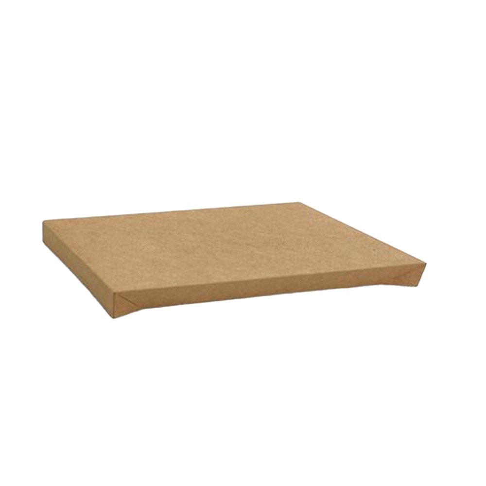 Rectangle Kraft Catering Tray Lid No Window - Suit Large Medium Plus Tray - TEM IMPORTS™