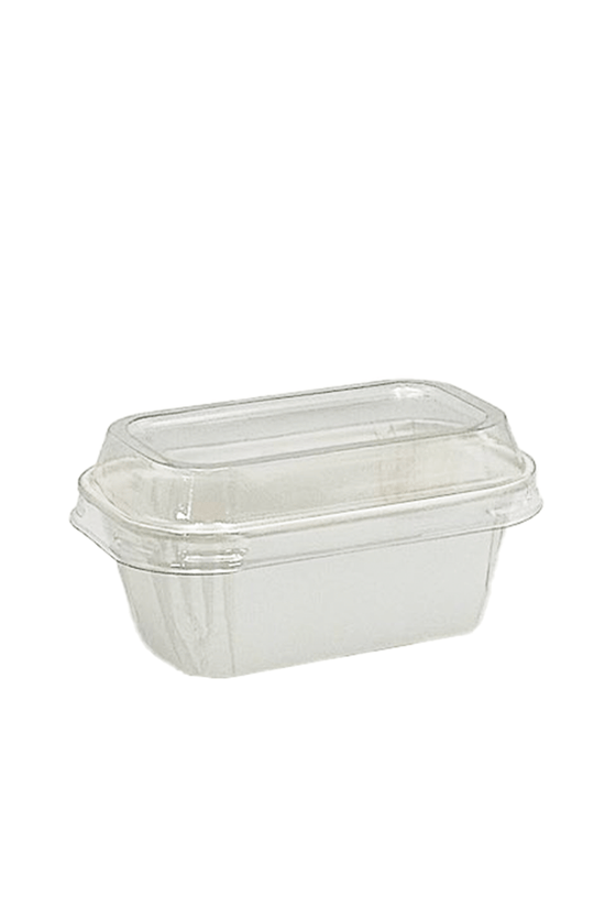 Rectangular Clear PET Lid To Suit Paper Liner Cases - TEM IMPORTS™