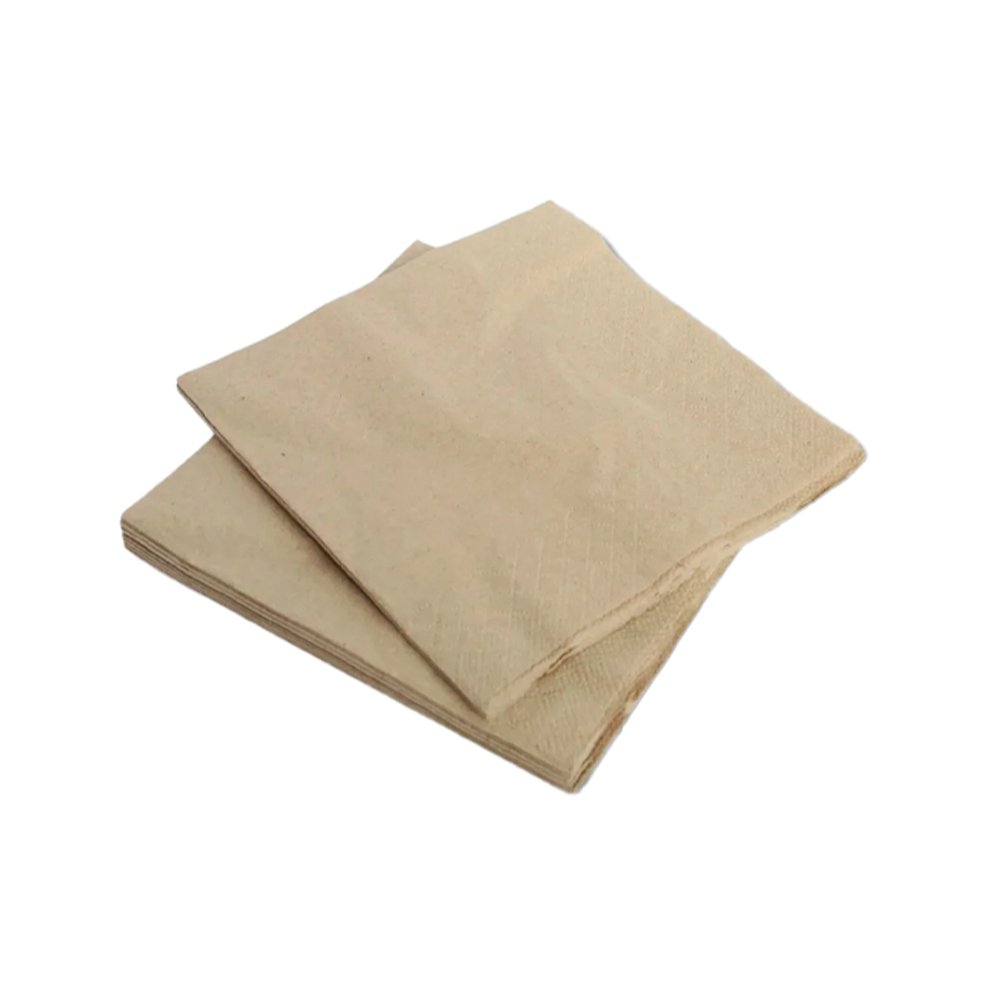 Recycled Kraft 2 Ply Cocktail Napkins - Pack of 250 - TEM IMPORTS™