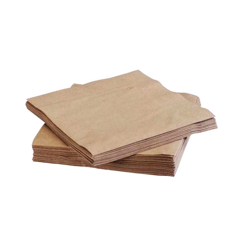 Recycled Kraft 2ply Lunch Napkins - Pack of 100 - TEM IMPORTS™