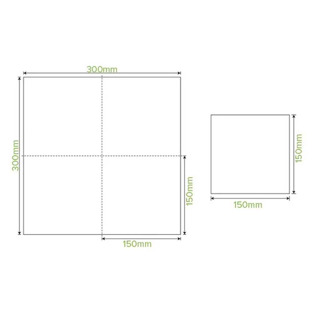 Recycled Napkin 2ply Lunch 1/4 Fold - TEM IMPORTS™