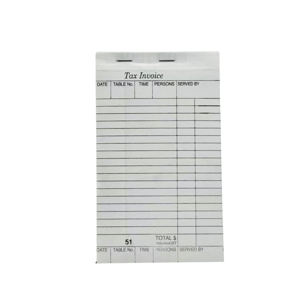Restaurant Docket Book Duplicate Carbonless - TEM IMPORTS™