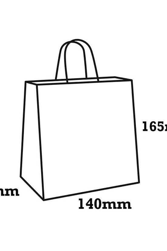 Retail Takeaway White Twisted Handle Paper Bag - Mini - TEM IMPORTS™