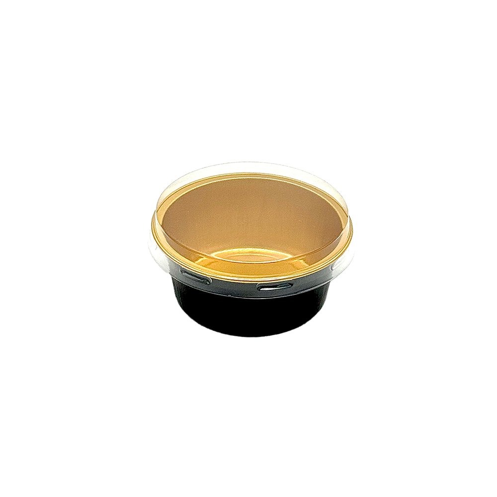 Round Clear PET Lid To Suit 125mL Foil Cake Tin Base - TEM IMPORTS™