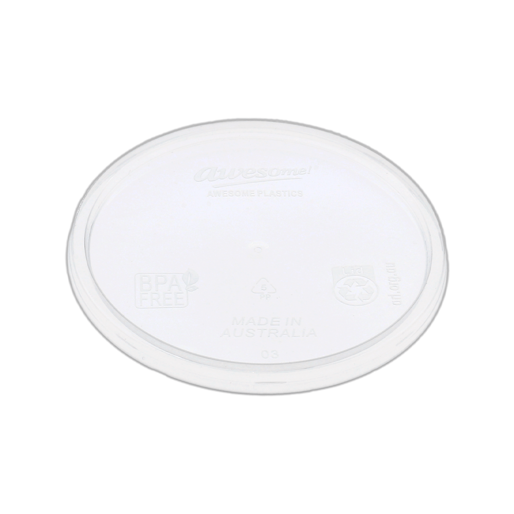 Round Lid Suit 220ml - 850ml - Natural - TEM IMPORTS™