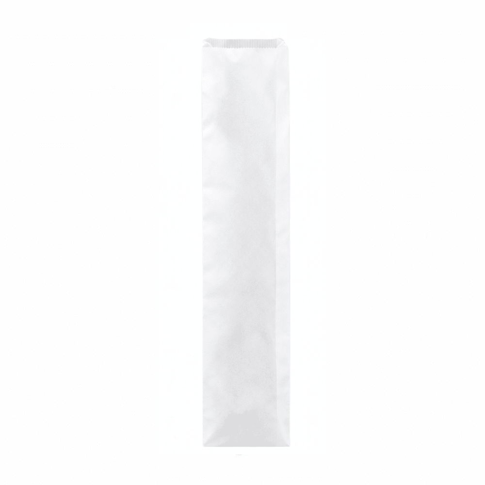 Single Bread Stick White Paper Bag - Pack of 500 - TEM IMPORTS™