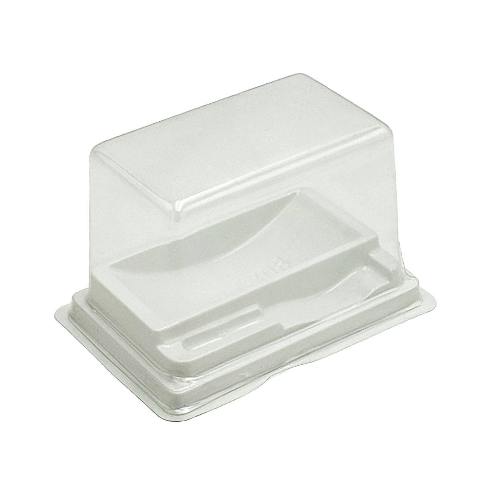 Slice Cake Container With Clear PET Rectangular Lid - TEM IMPORTS™