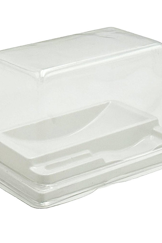 Slice Cake Container With Clear PET Rectangular Lid - TEM IMPORTS™