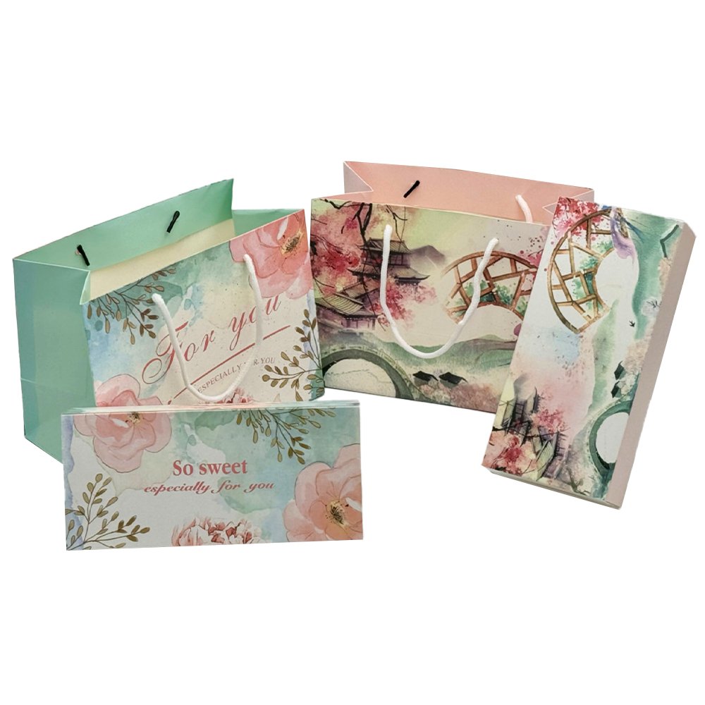 Slim Rectangle Printed Paper Box - Bridge Theme - TEM IMPORTS™