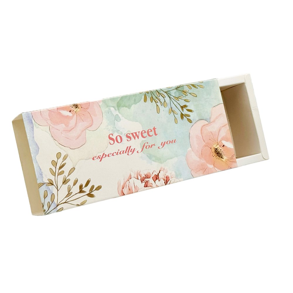 Slim Rectangle Printed Paper Box - So Sweet Theme - TEM IMPORTS™