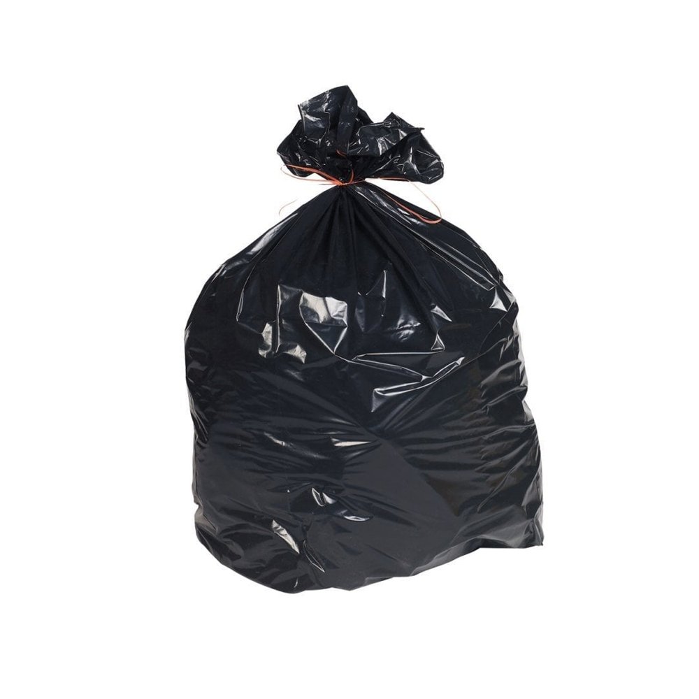 Small 18Ltr Kitchen Office Tidy Bin Liners - Black - TEM IMPORTS™