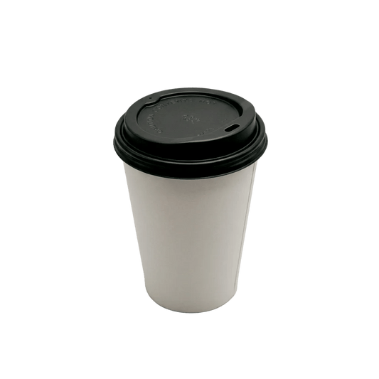 Small Black 80mm Coffee Cup Lid for Paper Cups - TEM IMPORTS™