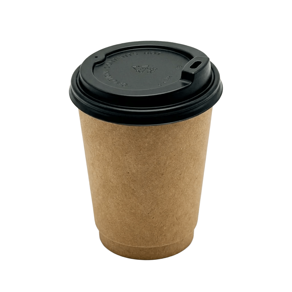 Small Black 80mm Sipper Lid for Paper Cups - TEM IMPORTS™