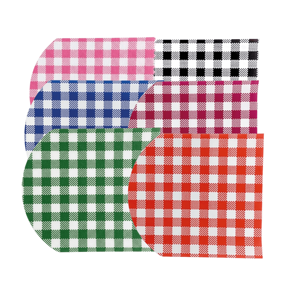 Small Gingham Food Wrapping Paper 300 x 190mm – 200 Sheets/Pack - TEM IMPORTS™