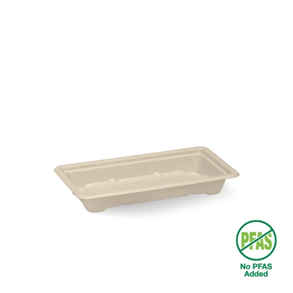 Small Natural Plant Fibre Sushi Tray - 600pcs/Ctn - TEM IMPORTS™