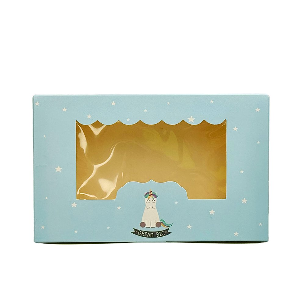 Small Rectangular Printed Paper Box Window - Dream Big Theme - TEM IMPORTS™