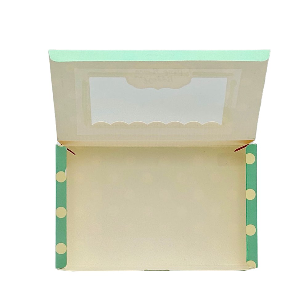 Small Rectangular Printed Paper Box Window - Happy day Theme - TEM IMPORTS™