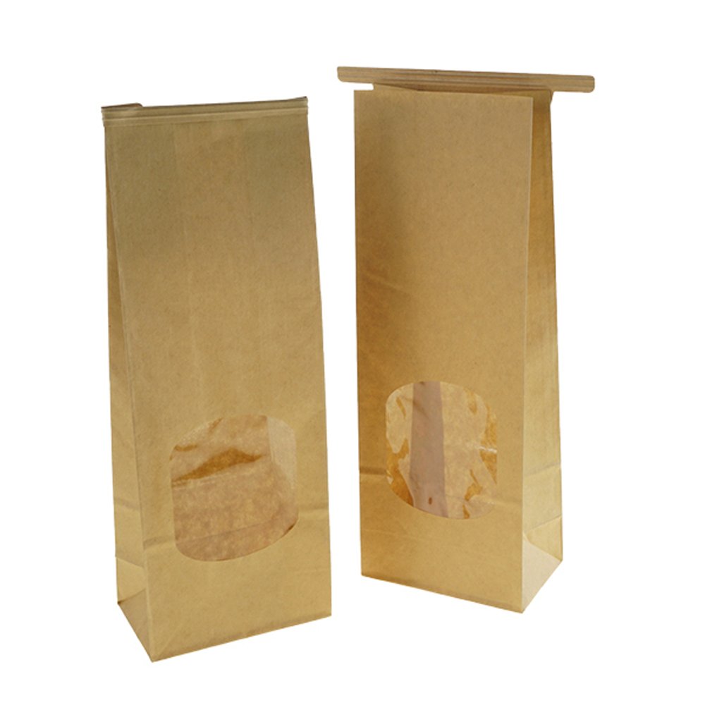 Small Tin - Tie Paper Bag With Window - TEM IMPORTS™