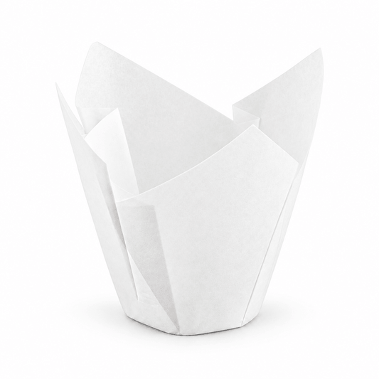 Small White Tulip Muffin Wrap - TEM IMPORTS™