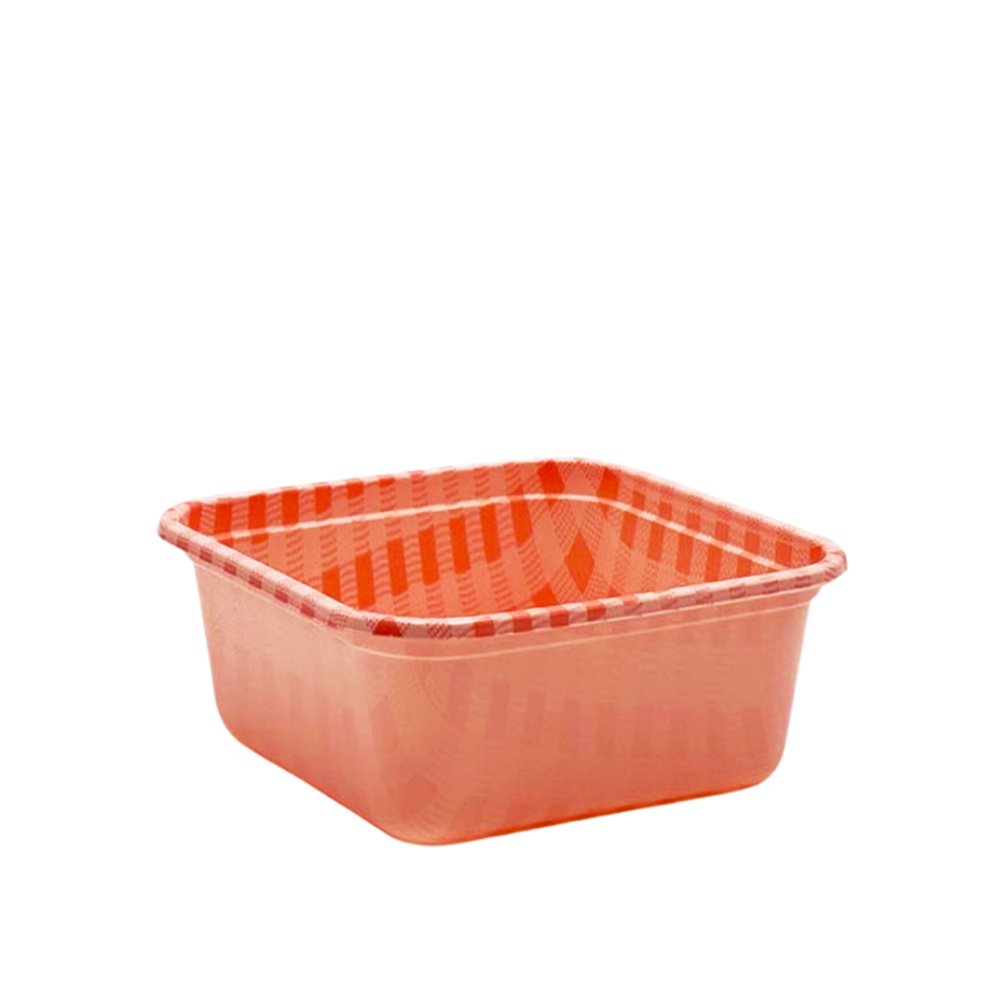 Square Checkered Pattern Red With Clear PET Lid - TEM IMPORTS™