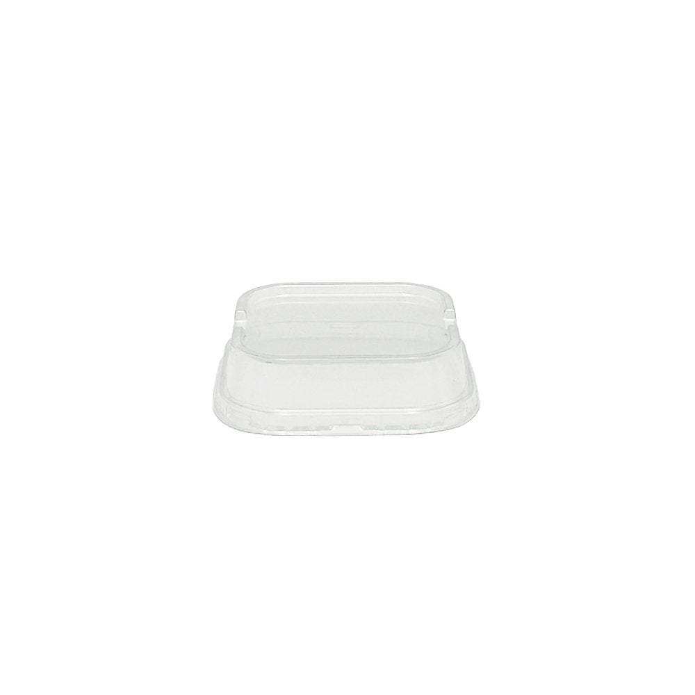 Square Clear PET Lid To Suit 150mL Foil Cake Tin Base - TEM IMPORTS™