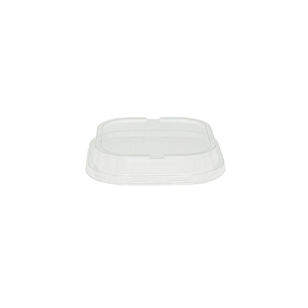 Square Clear PET Lid To Suit 300mL Foil Cake Tin Base - TEM IMPORTS™