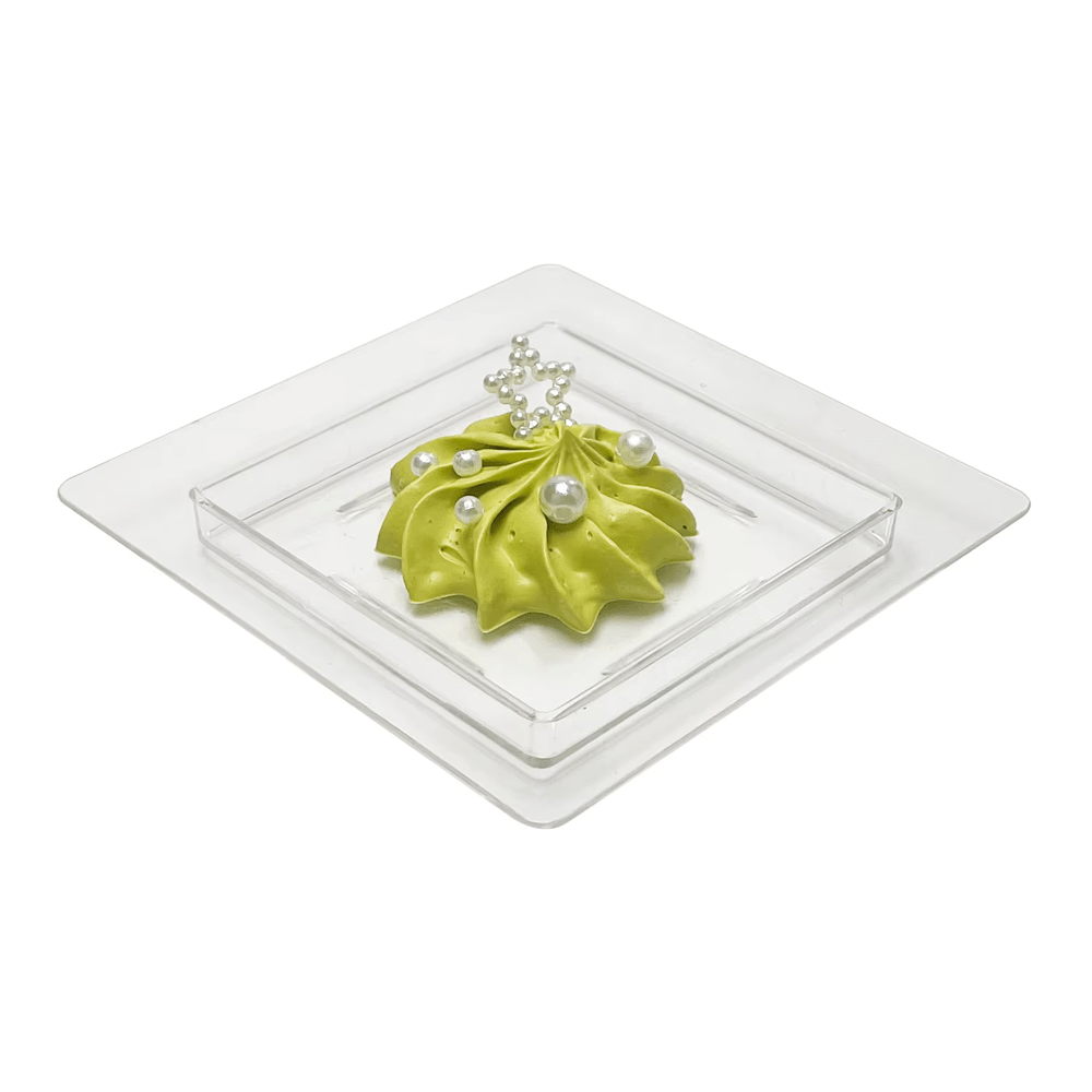 Square Mini Dish Dessert, Appetizer Plates - TEM IMPORTS™