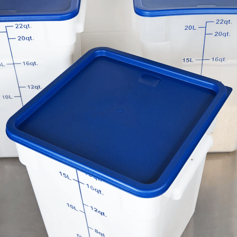 Square PE Lid Blue To Suit 11.4lt, 17.2 & 22lt - TEM IMPORTS™