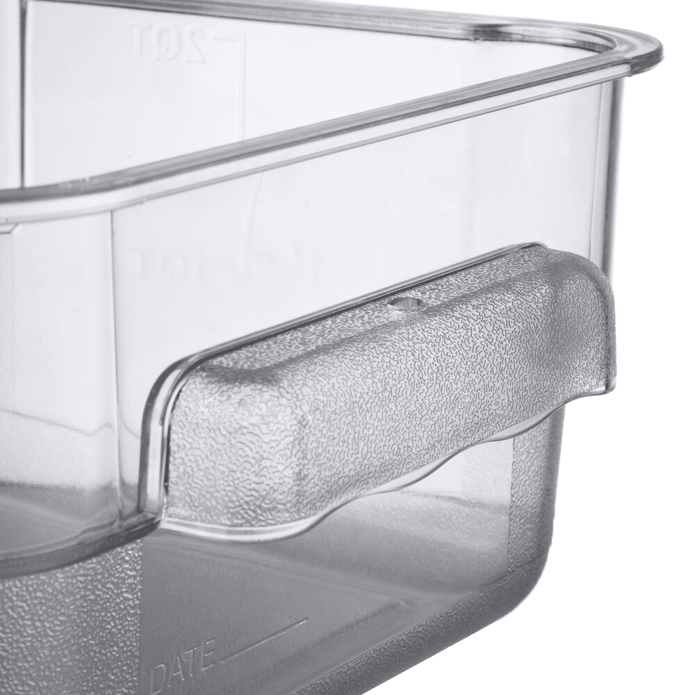 Square Polycarbonate Storage Food Containers 20.0lt/22qt - TEM IMPORTS™
