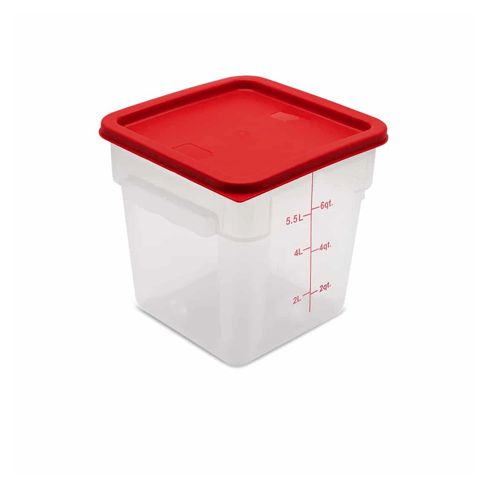 Square Polycarbonate Storage Food Containers 7.6lt/8qt - TEM IMPORTS™