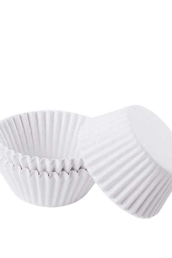 Standard White Cupcake Muffin Baking Liners - B50*H35mm - TEM IMPORTS™