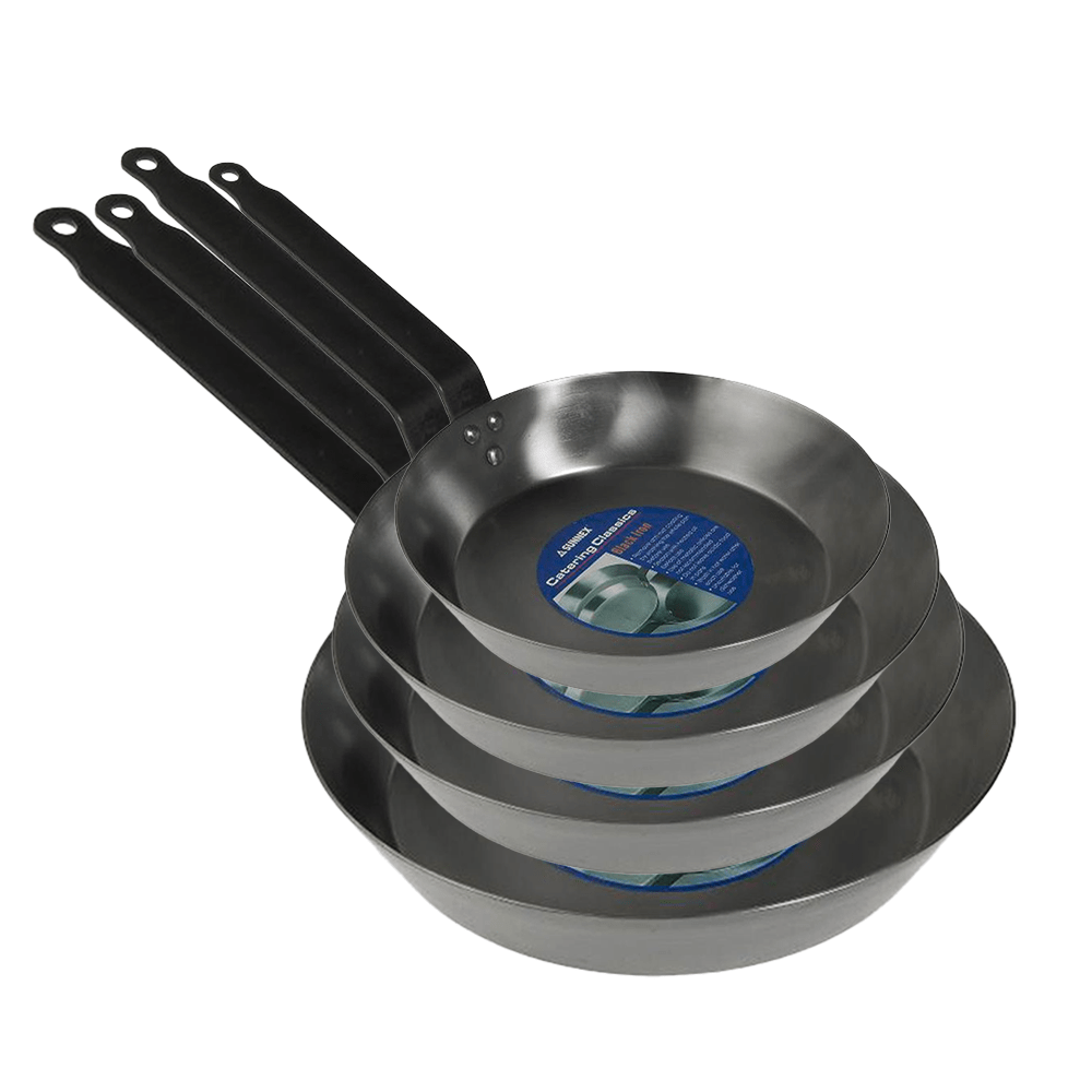 Sunnex Heavy Duty Black Iron Fryingpan - TEM IMPORTS™