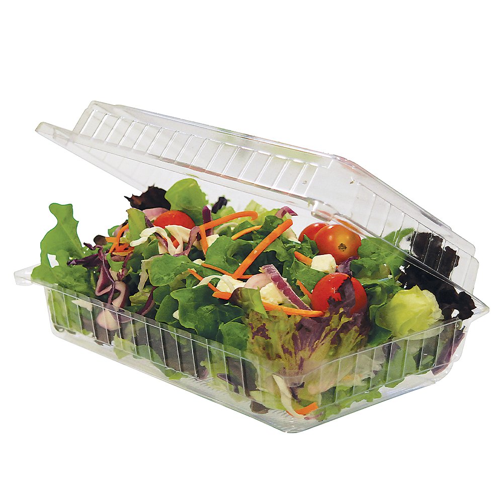 Super Salad Pack Clearview Hinged Lid Container - TEM IMPORTS™