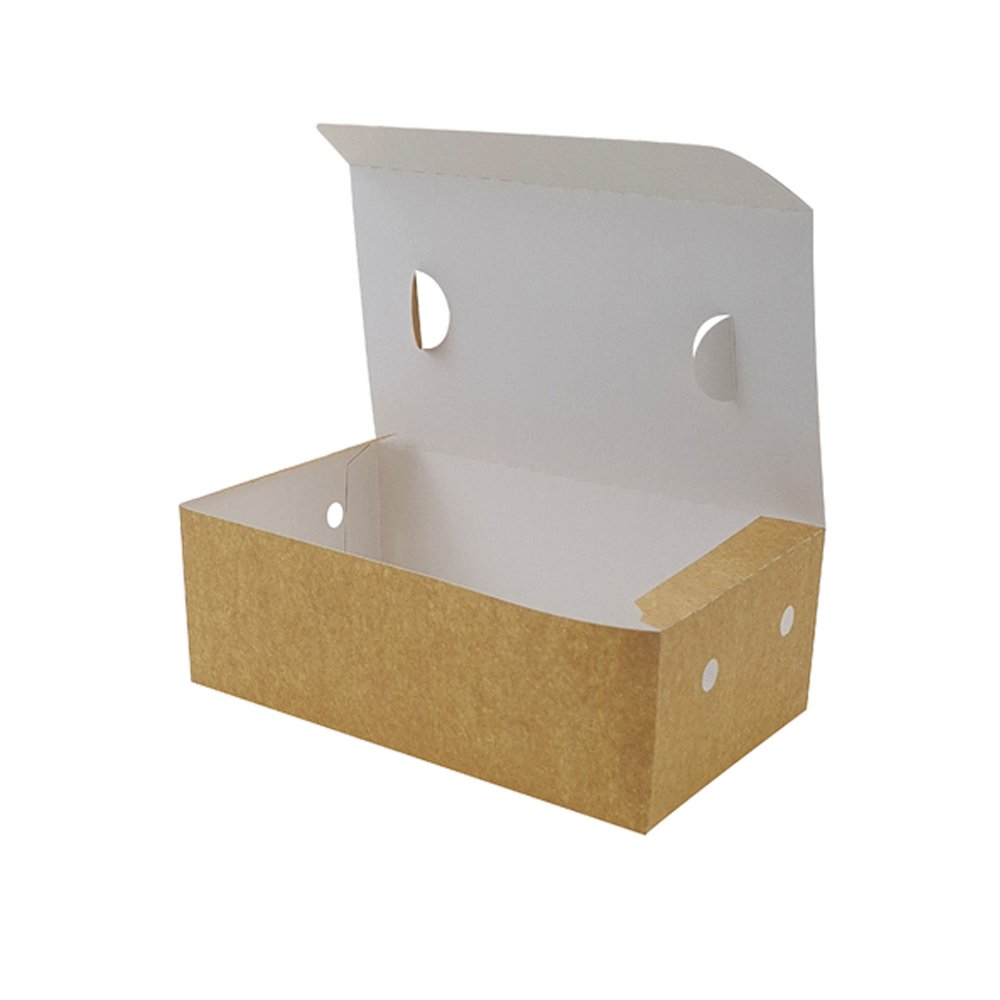 Takeaway Large Snack Box Brown - TEM IMPORTS™