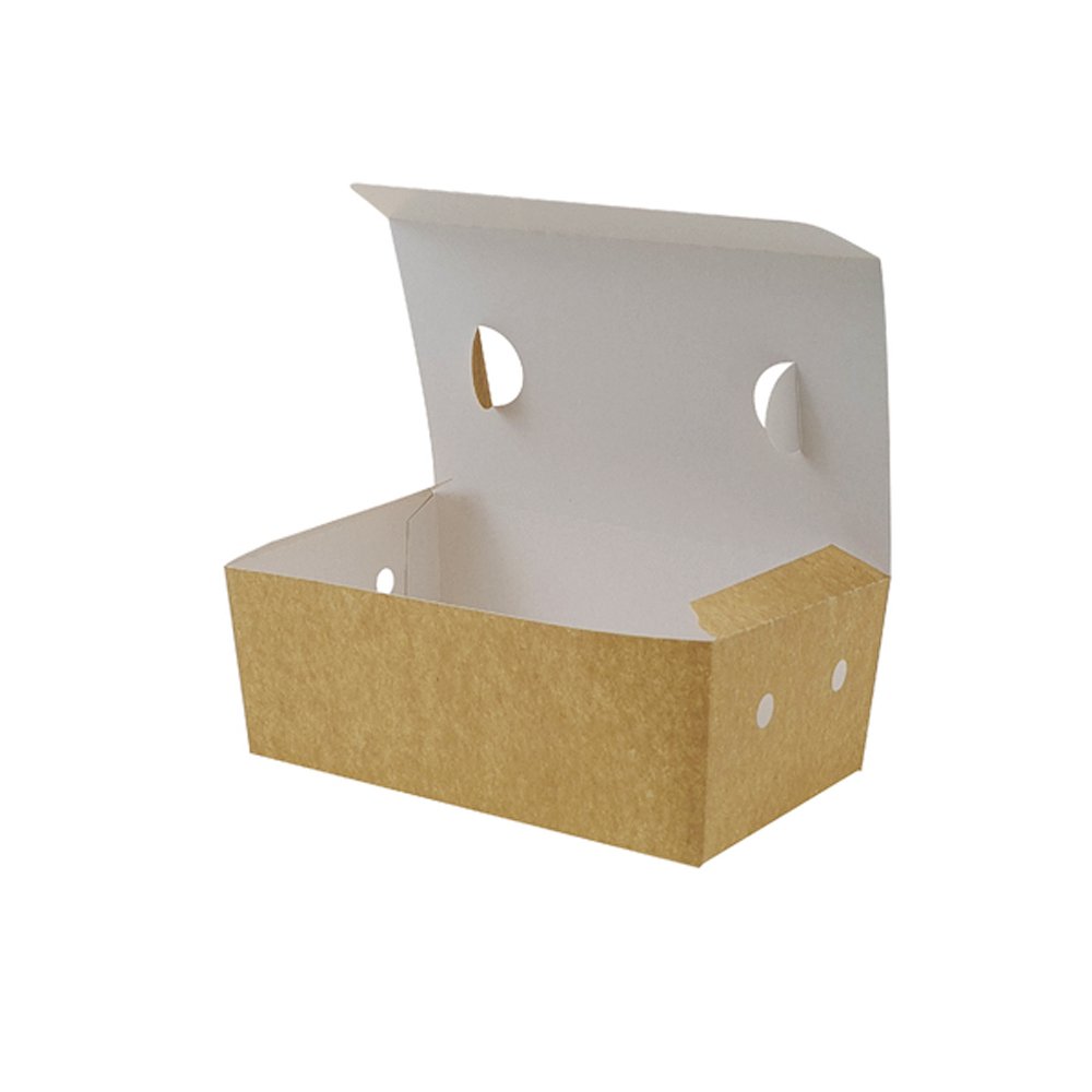 Takeaway Medium Snack Box Brown - TEM IMPORTS™