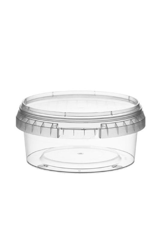 TP118D Clear Lid Suit Round Tamper Evident Container - TEM IMPORTS™