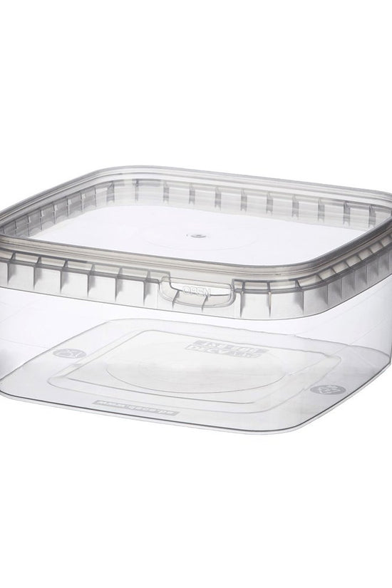 TPS128 Clear Lid Suit Square Tamper Evident Container - TEM IMPORTS™
