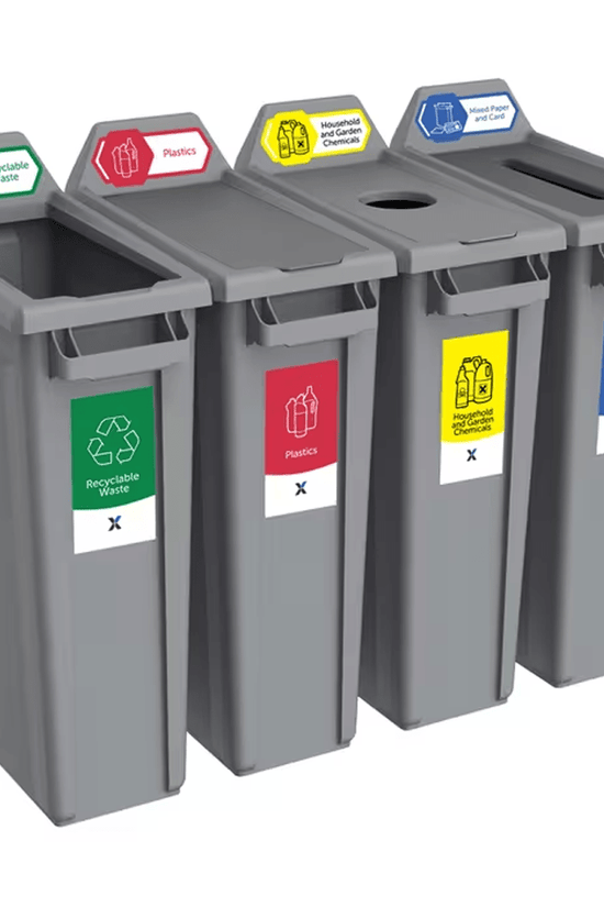 Trust® Commercial Slim Bin 60L – Light Grey - TEM IMPORTS™