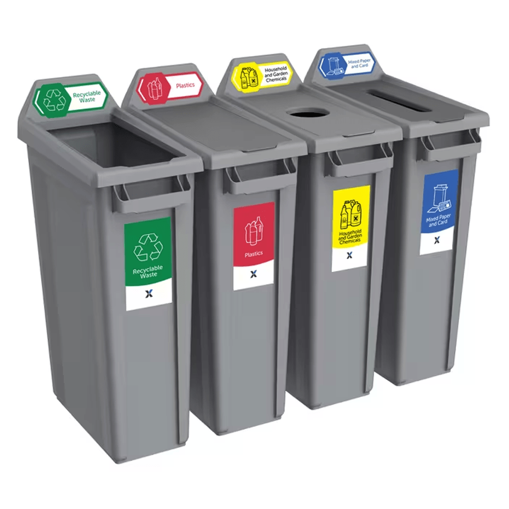 Trust® Commercial Slim Bin 60L – Light Grey - TEM IMPORTS™