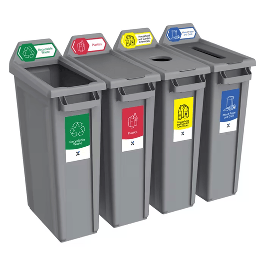 Trust® Commercial Slim Bin 60L – Light Grey - TEM IMPORTS™