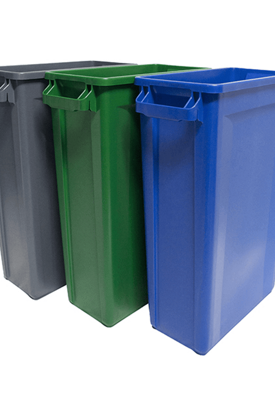 Trust® Commercial Slim Bin 87L – Blue - TEM IMPORTS™