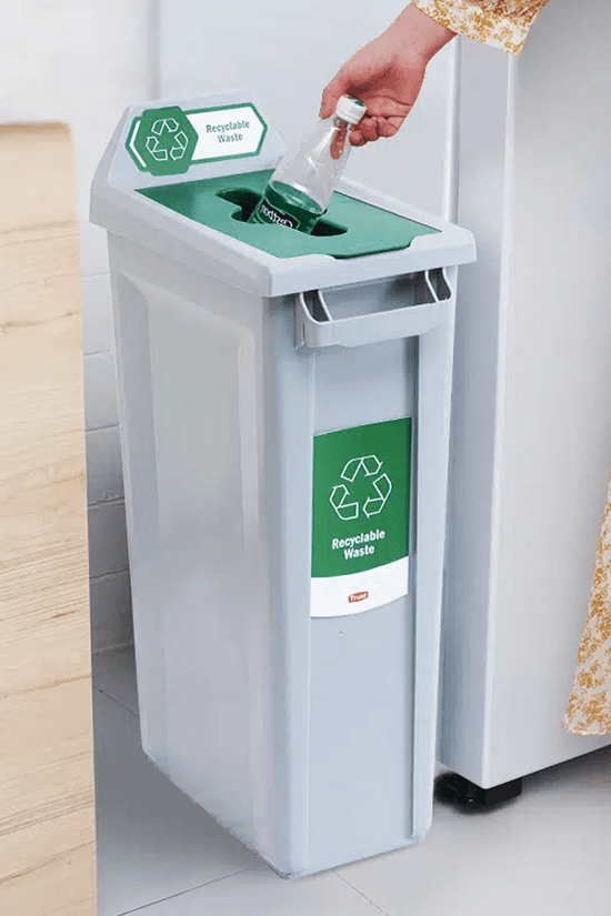 Trust® Commercial Slim Bin 87L – Light Grey - TEM IMPORTS™