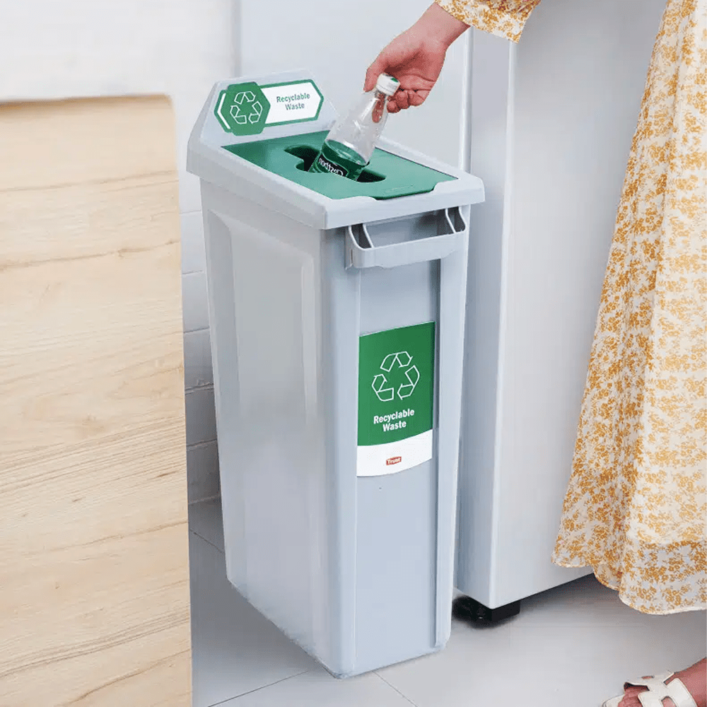 Trust® Commercial Slim Bin 87L – Light Grey - TEM IMPORTS™