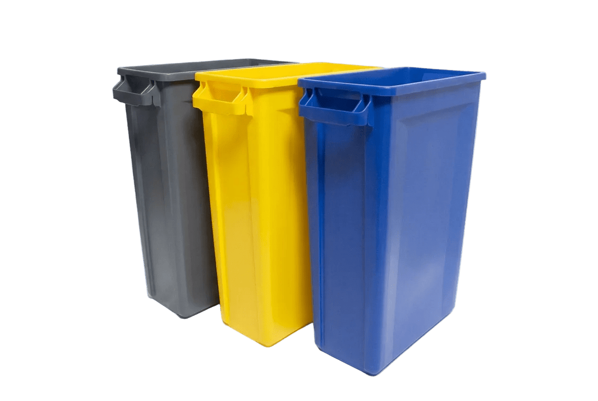 Trust® Commercial Slim Bin 87L – Yellow - TEM IMPORTS™