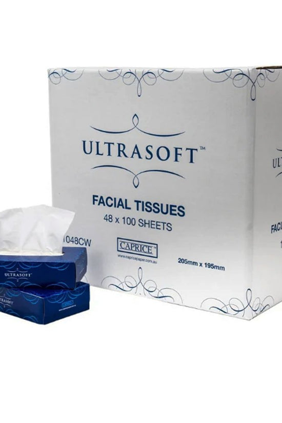 Ultrasoft Facial Tissue 2 Ply 100 Sheet - 48/CTN - TEM IMPORTS™